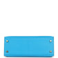 Kelly Sellier 25 Bleu Frida Chevre Gold Hardware