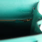 Kelly Sellier 28 Malachite Epsom Gold Hardware