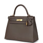 Kelly Sellier 28 Etain Epsom Gold Hardware