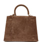 Vintage Kelly Sellier 25 Brown Doblis Gold Hardware