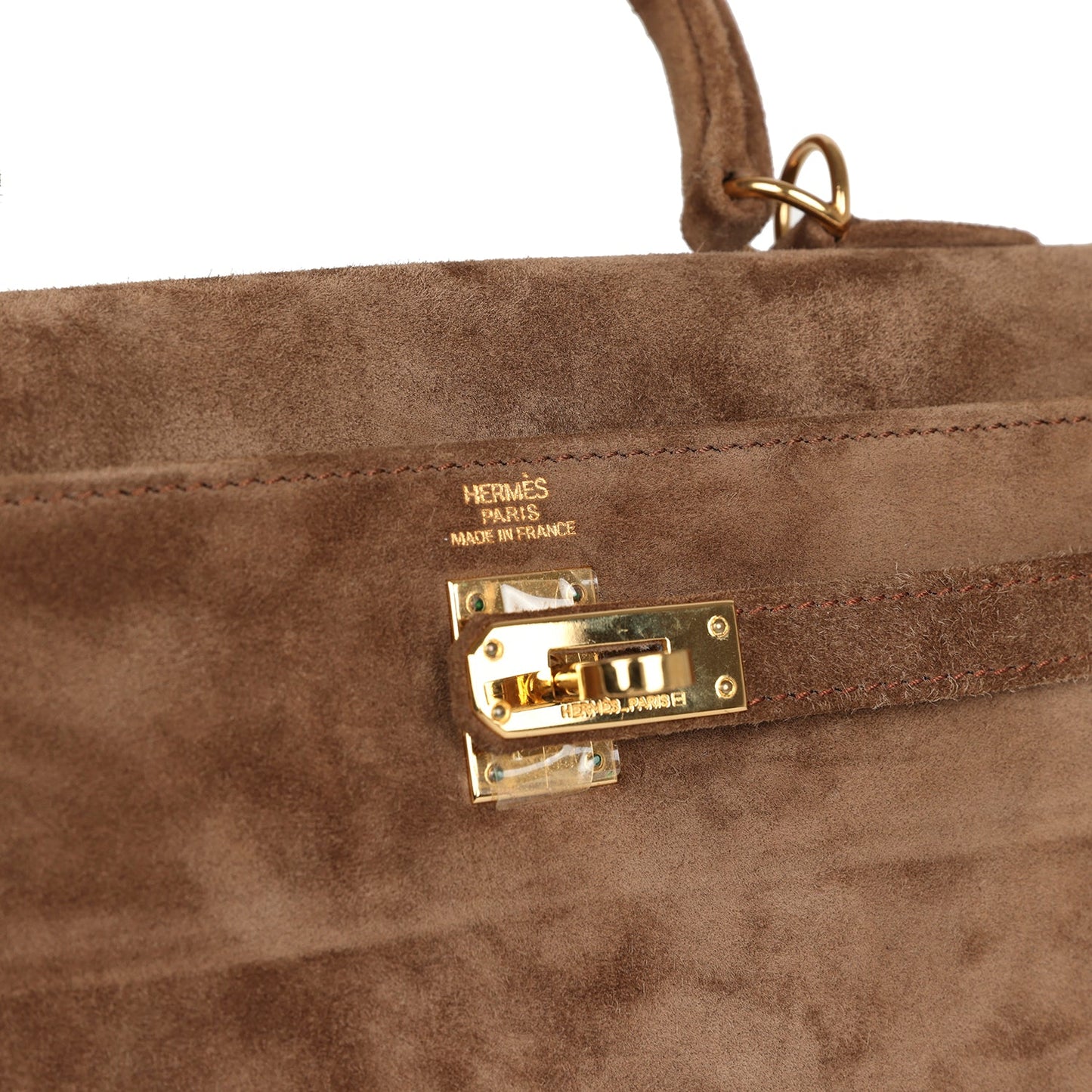 Vintage Kelly Sellier 25 Brown Doblis Gold Hardware
