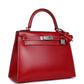 Kelly Sellier 28 Rouge Piment Box Palladium Hardware
