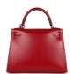 Kelly Sellier 28 Rouge Piment Box Palladium Hardware