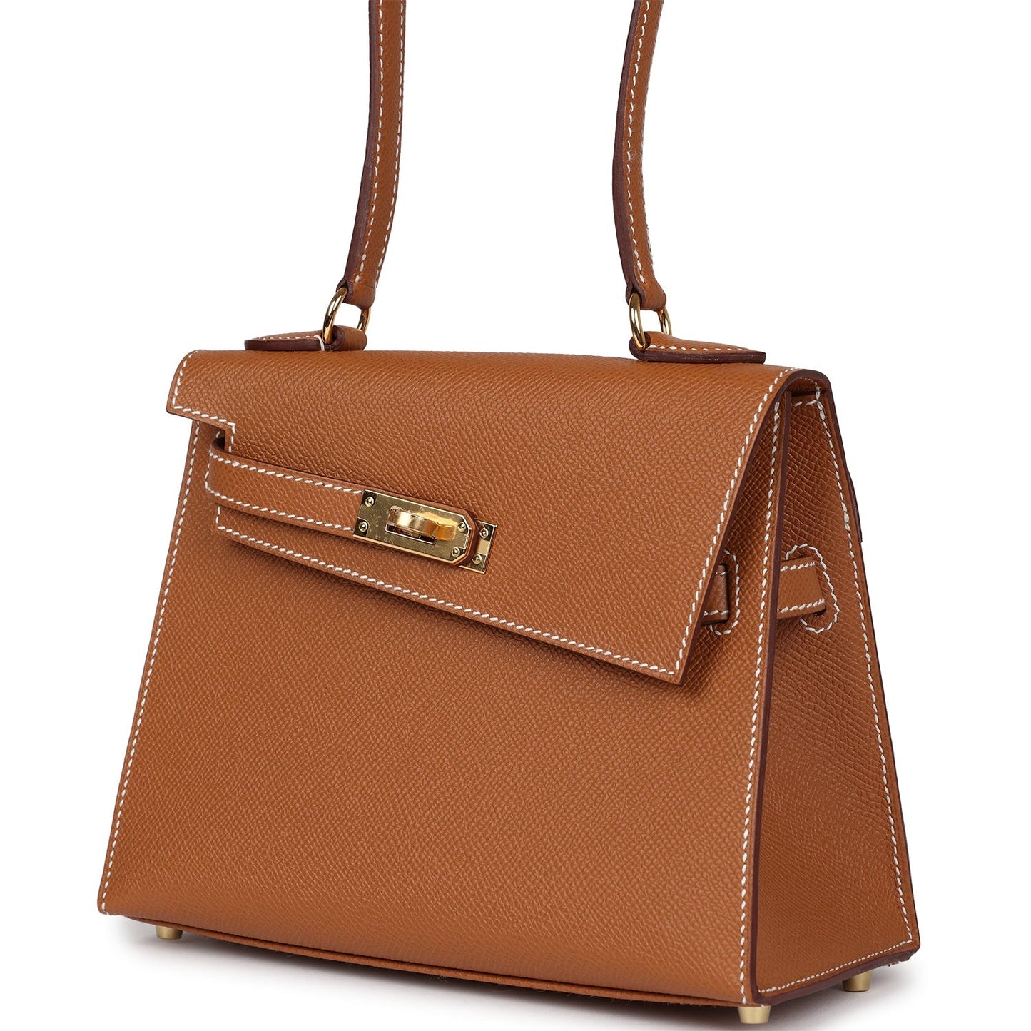 Kelly Sellier en Desordre 20 Gold Epsom Gold Hardware