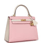 Special Order (HSS) Kelly Sellier 25 Rose Sakura and Nata Chevre Gold Hardware