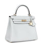 Kelly Retourne 25 Gris Platine Togo Permabrass Hardware
