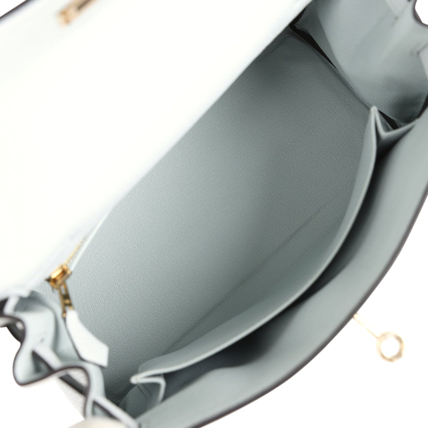 Kelly Retourne 25 Gris Platine Togo Permabrass Hardware