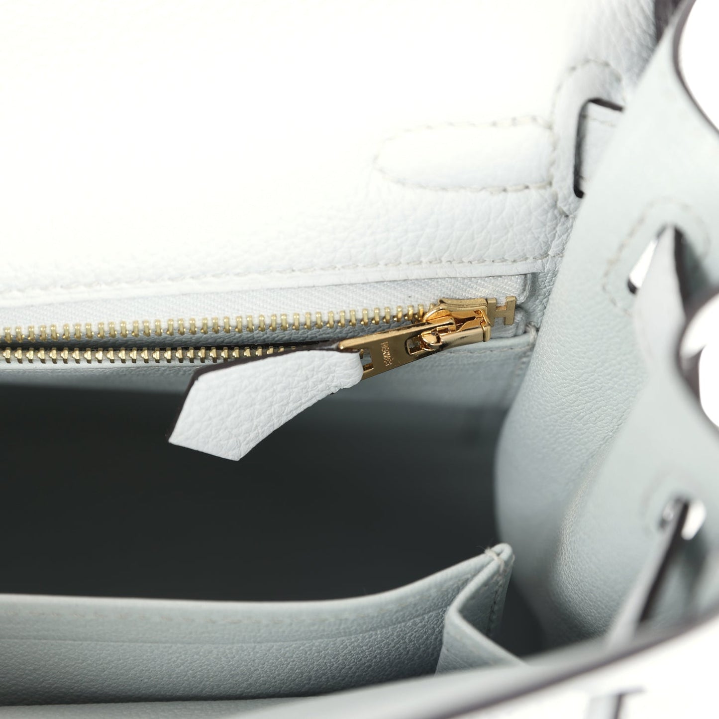 Kelly Retourne 25 Gris Platine Togo Permabrass Hardware