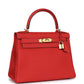 Kelly Retourne 28 Geranium Togo Gold Hardware