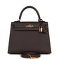 Kelly Sellier 25 Ecorce Epsom Gold Hardware