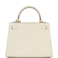 Special Order (HSS) Kelly Sellier 25 Beton Ostrich Verso Brushed Gold Hardware