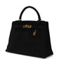 Vintage Kelly Sellier 28 Black Doblis Gold Hardware
