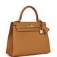 Kelly Sellier 25 Sesame Epsom Gold Hardware
