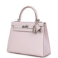 Kelly Sellier 25 Mauve Pale Epsom Palladium Hardware