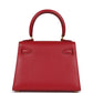 Vintage Kelly Sellier 20 Rouge Vif Courchevel Gold Hardware