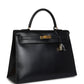 Vintage Kelly Sellier 35 Black Box Gold Hardware