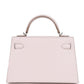 Kelly Sellier 20 Mauve Pale Chevre Palladium Hardware