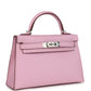 Kelly Sellier 20 Mauve Sylvestre Epsom Palladium Hardware