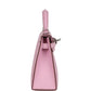 Kelly Sellier 20 Mauve Sylvestre Epsom Palladium Hardware