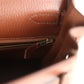 Vintage Kelly Retourne 32 Marron Fonce Ardennes Gold Hardware