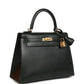Kelly Sellier 25 Vert Fonce Box Gold Hardware