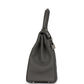 Kelly Retourne 28 Gris Meyer Clemence Palladium Hardware