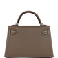 Kelly Sellier 20 Etoupe Epsom Gold Hardware
