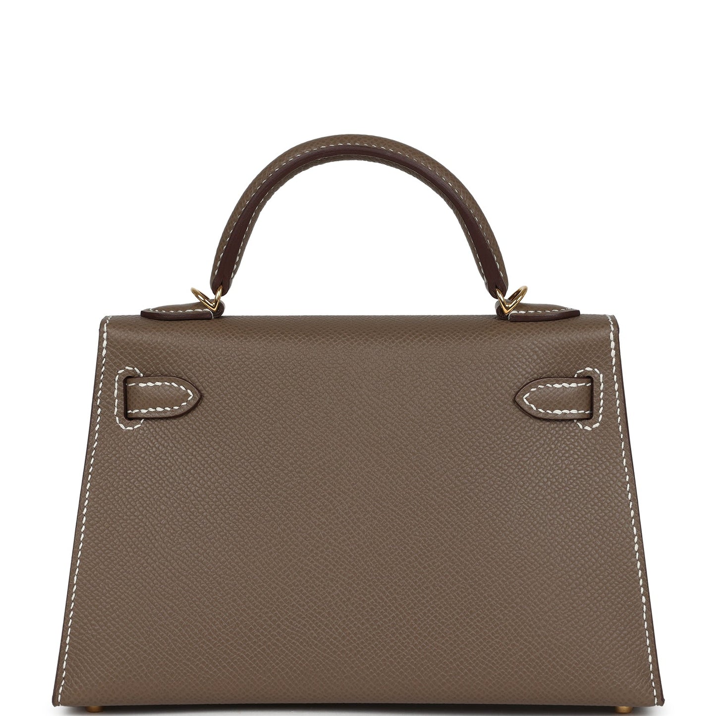 Kelly Sellier 20 Etoupe Epsom Gold Hardware