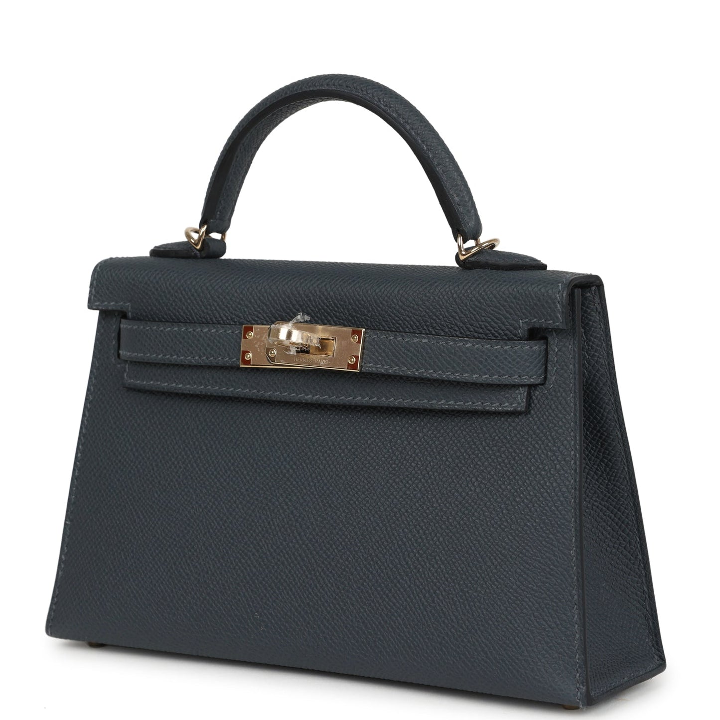 Kelly Sellier 20 Gris Misty Epsom Permabrass Hardware