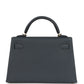 Kelly Sellier 20 Gris Misty Epsom Permabrass Hardware