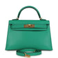 Kelly Sellier 20 Menthe Chevre Chamkila Gold Hardware