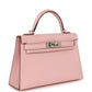 Kelly Sellier 20 Rose Sakura Chevre Mysore Palladium Hardware
