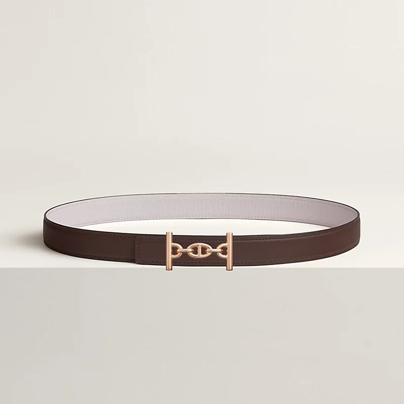 Lagune Belt Buckle & Reversible Leather Strap 24 MM