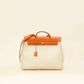 Hermes Natuel Vintage 2-in-1 Herbag MM 39 Toile Vache