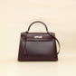 Hermes Raisin Sellier Kelly 32 Bag