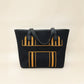 Hermes Noir Pursangle Tote Military
