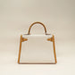 Hermes Bicolor Toile H Swift Kelly Sellier 28