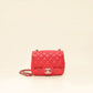 Chanel Red CC Classic Mini Square Flap