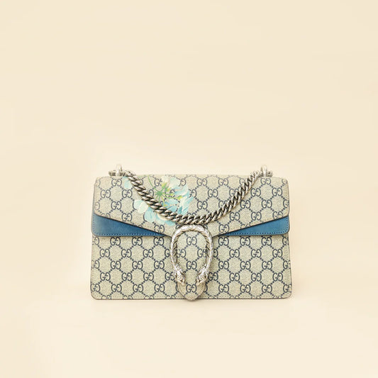 Gucci Multicolor GG Supreme Blooms Dionysus Small Shoulder