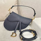 Classic Leather Saddle Bag