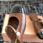 Brown and black Sandal