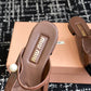 Brown and black Sandal