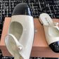 White and Black Sandal