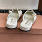 White and Black Sandal