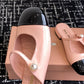 Pink and Black Sandal