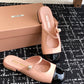 Pink and Black Sandal