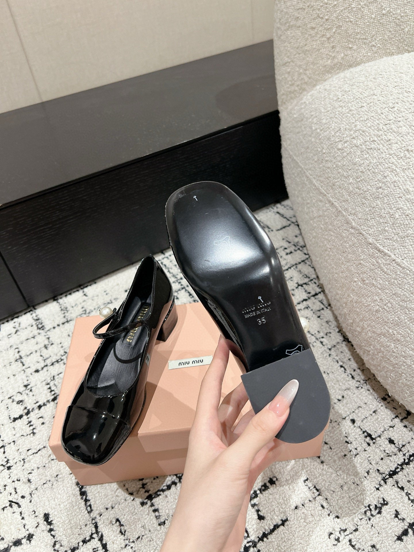 Black heels