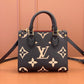 Square Tote with Bold Print