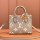 Square Tote with Bold Print