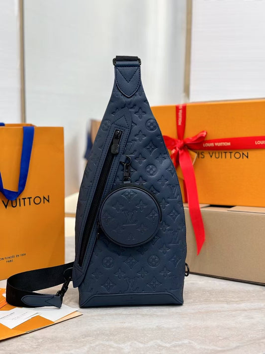 Ergonomic Sling Bag with Circular Pouch